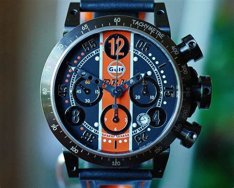 V8 Brm R50 Gulf Watch Replica Montblanc Timewalker